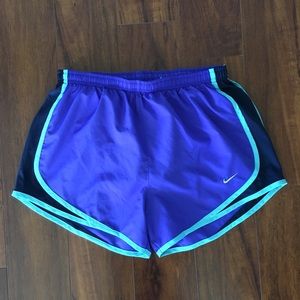 Nike Shorts - Nike Dri Fit Shorts With Drawstrings and Line Blue Nike Shorts - Nike Dri Fit Shorts With Drawstrings and Line Blue